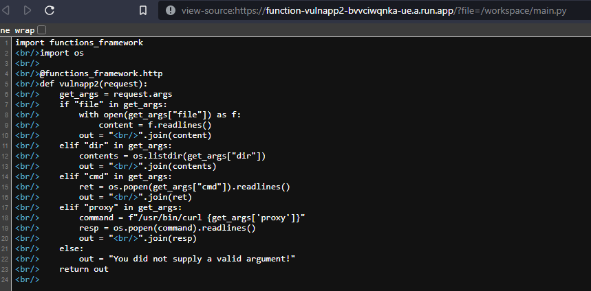 Example Script Source Code